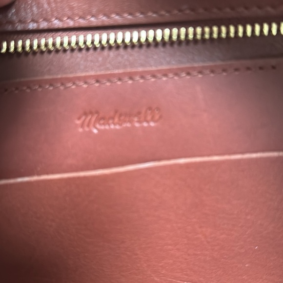 MADEWELL The Zip-Top Essential Tote in Warm Cinnamon NWOT - Picture 11 of 14